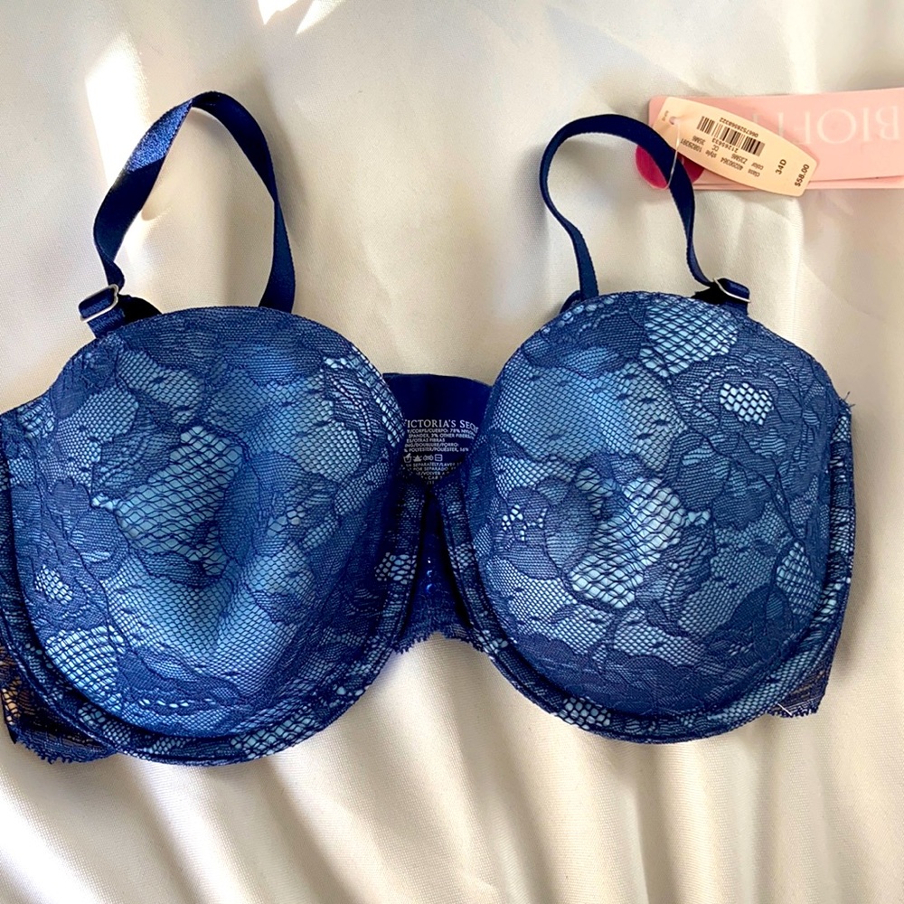 BIOFIT Victoria’s Secret Bra 34D ~Blue NWT!